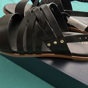 Cole Haan Gracie sandal, NIB, black size 8B.